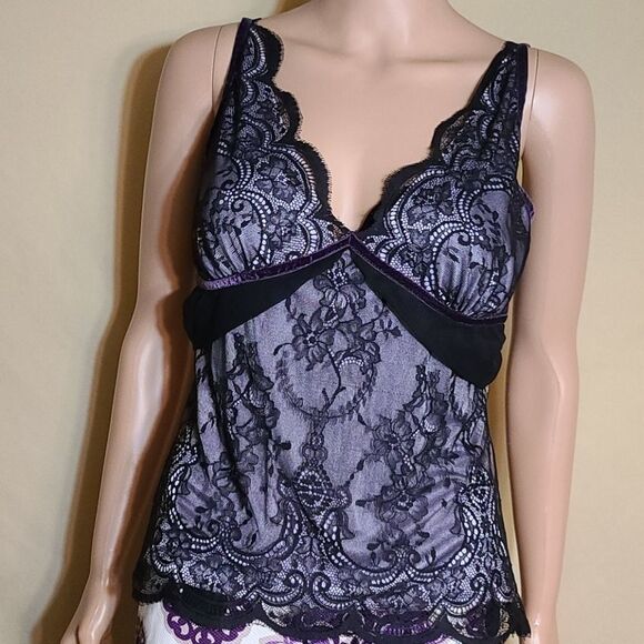 Moda international lavender velvet strapless blous - Picture 2 of 10